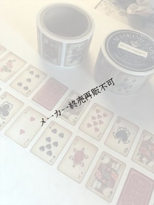 画像4: [再入荷] ヴィンテージトランプ マスキングテープ (4)