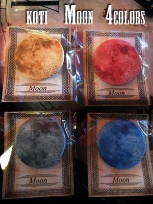 画像1: 再入荷 koti MOON　マットなお月さまバッチ (1)